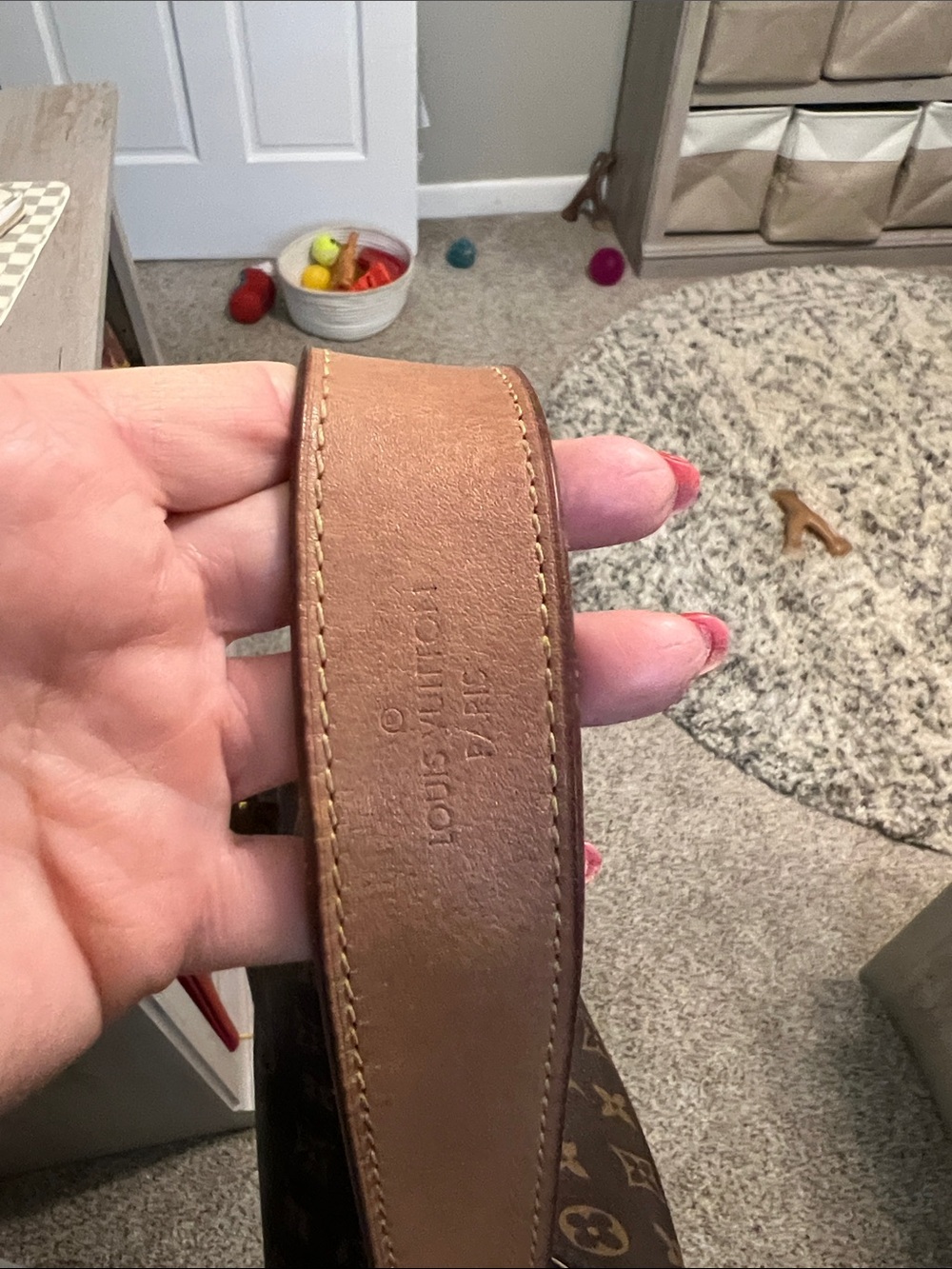 Louis Vuitton Dark Brown Monogram Shoulder Bag with letter of authenticity - Picture 7 of 7
